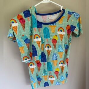 Little Sleepies 9/10 ice cream short set